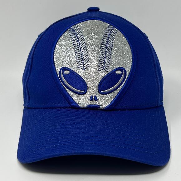 Las Vegas 51s Womens Hat Baseball Cap New Era Alien Aviators Blue Strapback - Picture 11 of 11